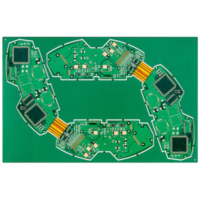 Pevná deska plošných spojů plošných spojů PCB s inkoustem zelené pájecí masky
